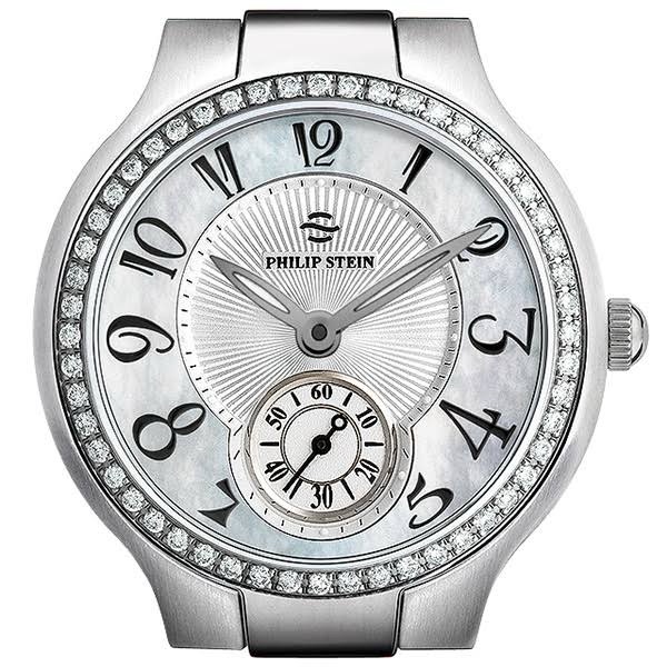 Philip Stein Diamond Stainless Steel Watch Elegant Timepiece Diamond Accent Band